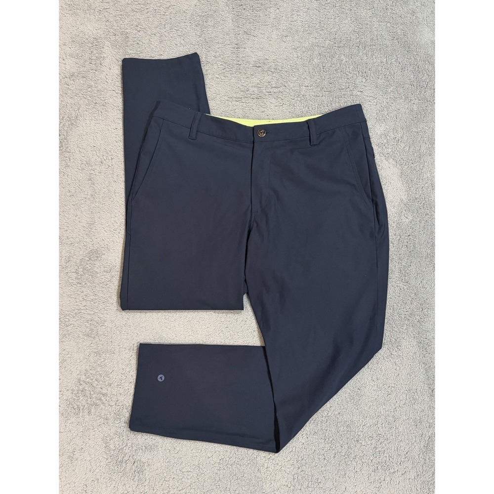 Birddogs Men's 34x29 Navy Blue Lined Boomstick Chino Pants Performance *READ